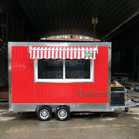 Remorque de cuisine standard australienne Waffle House Ice Cream Van Catering Cart Pizza Truck Food Truck Trailer