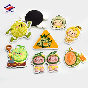 Aimant de réfrigérateur multifonction personnalisé Longzhiyu 20Y, aimant de réfrigérateur souple en caoutchouc, aimant de réfrigérateur de <span class=keywords><strong>voyage</strong></span>, relief 2D, aimant de réfrigérateur en PVC - Product Image 2