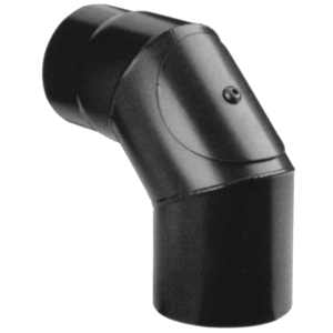 เครื่องเชื่อมโลหะเหล็กกล้าคาร์บอน90 ° สีดำด้านมี120เกลียวการตรวจสอบแบบปิดสำหรับท่อสำหรับกล่องสารเคมี - Product Image 1