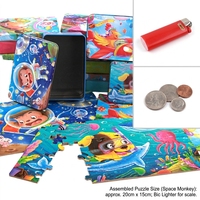 Puzzle éducatif dinosaures pour enfants : Triceratops, Pterodactyl, Brachiosaurus, Volcan – Découpe laser en tilleul, finition mate non toxique