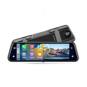 Cámara de Coche con 2 Lentes, Inalámbrica, CarPlay, Android Auto, DVR, WiFi 5G, GPS, FM, Cámara de Visión Trasera, Grabador, Monitor de Estacionamiento 24h - Product Image 1