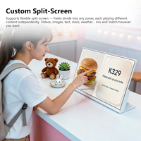 Terminal de Auto-Servicio con Pantalla Táctil Capacitiva de 24 Pulgadas para Restaurante, Sistema POS con Menú Interactivo y Sistema Operativo Inteligente, VESA