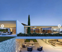 Haus Villa Stahlkonstruktion Vorgefertigter Luxus