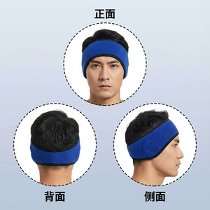 Winter Earmuff Style Warm Headband Double Layer Fleece 25 Cm For Men Elderly Wind Protection - Product Image 4