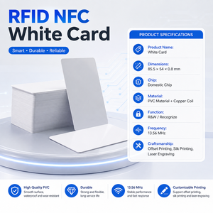 Бесконтактная смарт-карта RFID из ПВХ с частотой 13,56 МГц, NFC 213, термопечатью, для контроля доступа, членства, бизнеса и индивидуального использования - Product Image 3