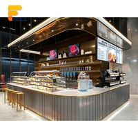 Étagère murale haut de gamme pour café, présentoir de boulangerie, vitrine à desserts, comptoir