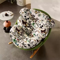 Fauteuil à bascule moderne et luxueux pour salon, fauteuil inclinable relaxant, mobilier d'intérieur, fauteuil à bascule de loisirs pour adultes