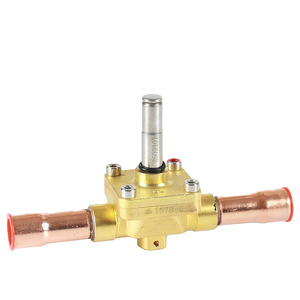 Vanne solénoïde Hongsen série 10 en laiton 220V 380V pour raccord de climatisation industrielle - Product Image 1