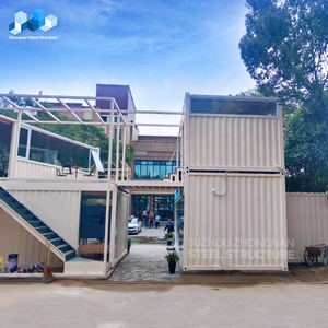 บ้านสำเร็จรูปหรูหราแบบถอดประกอบได้ Zhongnan บ้านขนาดเล็ก ร้านกาแฟคอนเทนเนอร์สำเร็จรูปสำหรับขาย - Product Image 6