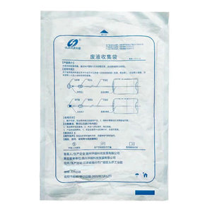 ถุงเก็บของเสียทางการแพทย์แบบใช้แล้วทิ้ง ฮัวเยว่ รุ่น 0930 พร้อมท่อระบายน้ำ สำหรับการล้างไตทางช่องท้อง - Product Image 2