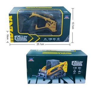 Mini véhicule de construction en métal moulé sous pression SJY-1706 1/50, camion chargeur de bois, jouet pour enfants - Product Image 6