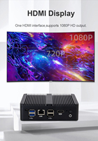 XCY sans ventilateur 6 LAN routeur Mini PC 12e génération Intel Celeron J6412 6x Intel i226V 2.5G LAN Pfsense pare-feu ordinateur