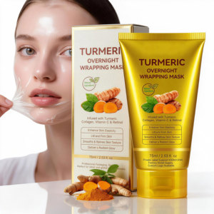 Maschera Gel Notturna Sbiancante YECUCE con Collagene, Curcuma e Acido Kojico, per Pelli Sensibili e Secche, Etichetta Privata ODM - Product Image 1
