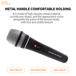 Micrófono con cable para karaoke, micrófonos dinámicos de mano de 6,5 mm para cantar en KTV - Product Image 3
