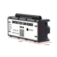 Lecteur CAN BUS sans contact pour l'acquisition de données sur les véhicules, intégration de traceur GPS, gestion de flotte FMS, 10V - 30V