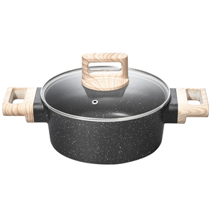 <span class=keywords><strong>2025</strong></span> mới MSC loạt chết đúc đồ nấu nướng đồ dùng nhà bếp không dính 20/24/28cm soong với kính nắp - Product Image 4