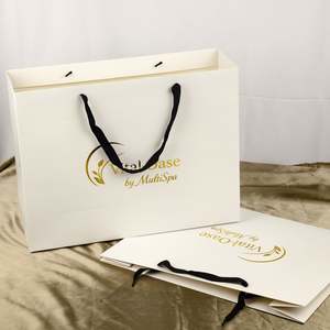 Bolsas de Embalaje Especiales de Papel Kraft Reciclable con Logotipo Personalizado, Asa de Cinta, Impresión UV y Serigrafía para Joyería - Product Image 4