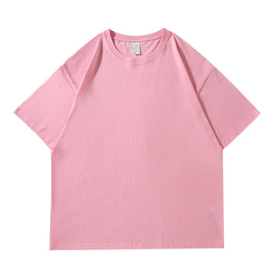 T-shirts à manches courtes à épaules tombantes surdimensionnés personnalisés, t-shirts unisexes vierges 100% coton lourd de haute qualité - Product Image 5