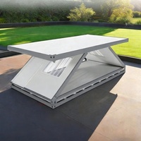Maison modulaire pliable en conteneur préfabriqué de 40 pieds sur 20 pieds, maison mobile en conteneur pliable, maison préfabriquée légère en acier pliable