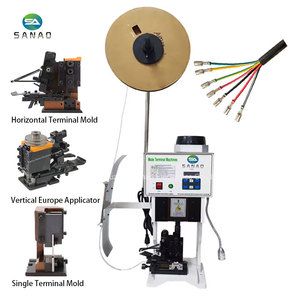 เครื่องจีบสายไฟฟ้ากึ่งอัตโนมัติ SANAO Super Mute สำหรับ JST TE Crimper SA-2.0T Applicator Crimping M - Product Image 1