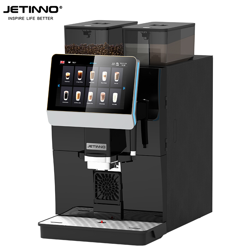 Jetinno JL32C машина для приготовления горячего шоколада и кофе с сенсорным экраном полностью автоматическая Коммерческая кофеварка