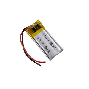 351025 3.7v 60mah ליתיום פולימר הסוללה lipo נטענת סוללה - Product Image 3