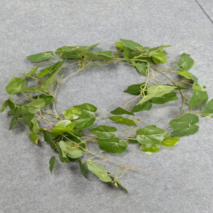 2025 Newest Artificial Rubberized Fabric/cloth/silk Polyester Water Proof Greenery <b>Foliage</b> Backdrop Wall Hanging <b>Garland</b> 220cm - Product Image 5