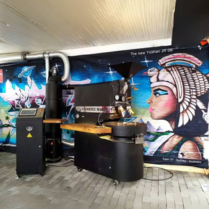 เครื่องคั่วกาแฟยี่ห้อโยชาน ขนาด 5 กก. 6 กก. แบบหน้าจอสัมผัส ใช้ไฟฟ้าและแก๊ส สำหรับใช้ในบ้าน อุตสาหกรรม และร้านกาแฟ - Product Image 2