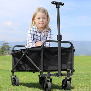 E-RIKE Mini Size Heavy Duty Collapsible <b>Foldable</b> <b>Trolley</b> Cart Garden Camping Beach Folding Wagon - Product Image 4
