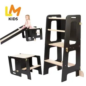 LM KIDS 2025 <span class=keywords><strong>Tour</strong></span> <span class=keywords><strong>d</strong></span>'apprentissage pour l'école Toboggan et <span class=keywords><strong>tour</strong></span> <span class=keywords><strong>d</strong></span>'<span class=keywords><strong>observation</strong></span> en bois Nouvelles idées de produits - Product Image 1