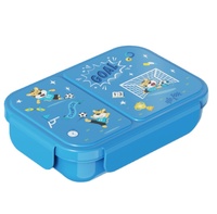 Boîte à lunch ABS à 3 compartiments, anti-fuite, sans BPA, récipient alimentaire micro-ondable avec couvercle en plastique pour enfants
