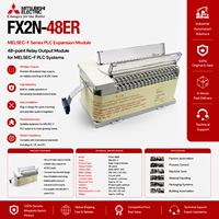 Controlador de Automatización Original Nuevo FX2N-48ER, Controlador Dedicado para Servomotor, Programación PLC, Comunicación Modbus
