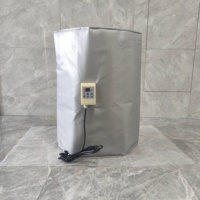 Couverture thermique de chauffage à tambour de 200 L à haut rendement énergétique, isolante et réglable pour stockage industriel