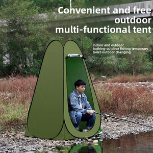 Tenda Doccia Pop-up per Campeggio, Tenda Portatile Istantanea per Cambiarsi con Finestra di Ventilazione e Borsa per il Trasporto, Bagno Privato per Esterni - Product Image 3