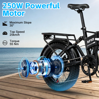 Vélo Électrique Pliant Populaire 48V15AH 20 Pouces avec Frein à Disque, Fourche à Suspension en Aluminium Haute Performance et Pneus Larges pour la Ville