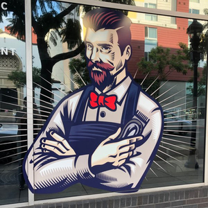 Cửa hàng Vinyl cửa sổ đồ họa kết thúc tốt đẹp, cửa sổ dấu hiệu cửa sổ đề can in ấn - Product Image 5