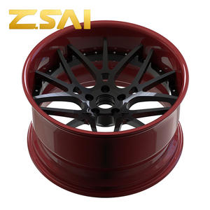 Rines Forgiato de Aleación de Aluminio de 20", 22", 24" y 19", Rines Cóncavos Rojos 5x114.3 para Benz Clase A, Clase C, Clase E, Clase S - Product Image 4