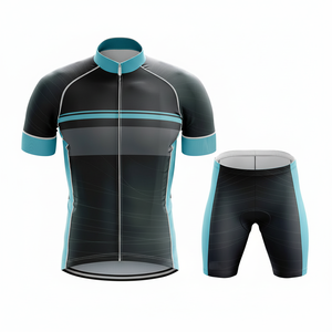 ไม่มีขั้นต่ํา Oem ที่กําหนดเองบุรุษกางเกงขาสั้นเสื้อเจอร์ซีย์นักปั่นชุดจักรยานจักรยานขี่จักรยานเสื้อผ้าสวมชุดสําหรับผู้ชาย - Product Image 1