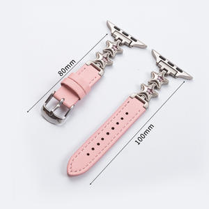 Correa de Reloj Decorada con Estrellas y Diamantes de 42mm 46mm 49mm, Brazalete para <span class=keywords><strong>Apple</strong></span> <span class=keywords><strong>Watch</strong></span> Serie 11, Compatible con Logotipo Personalizado - Product Image 2