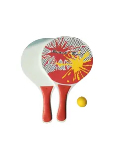 Sale Well outdoor games sports & entertainment products wood beach tennis racket set