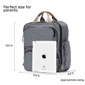 Sac à langer imperméable pour bébé, nouveau style, grande capacité, sac de voyage pour maman, sac d'hôpital, échantillon gratuit - Product Image 3