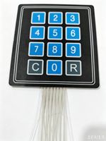 Pengontrol Jarak Jauh Keyboard Membran Kustom Model Sirkuit Fleksibel 270 Merek Hongyuan OEM ODM Gambar Contoh Desain Gratis Ukuran Besar