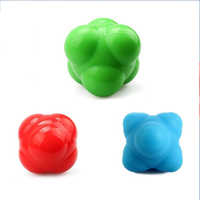 Boule de gestion de l'agilité en Silicone, balles de réponse à Six coins, rebond aléatoire pour Fitness, réflexe de Massage des mains