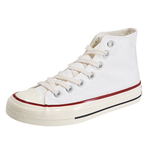 Amazon.com: Zapatillas de lona de tacón alto con cuña – Zapatillas de  deporte modernas y cómodas con tacón de cuña de 1.0 in para mujeres y niñas  – Cremallera en el tobillo
