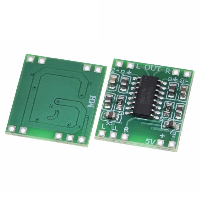 Micro Digital Power Amplifier Board Module 2*3W D-class PAM8403 High Efficiency 2.5-5V USB Power Supply