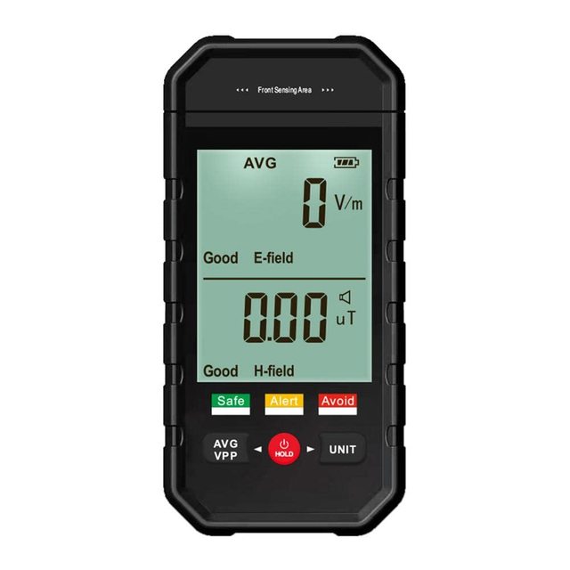 2 in 1 Electric Field and Magnetic Field Household Electromagnetic Detector Radiation Meter Tester EMF Test