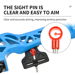 <span class=keywords><strong>Cible</strong></span> de tir à l'<span class=keywords><strong>arc</strong></span> STARCN, accessoires pour <span class=keywords><strong>arc</strong></span> recurve, <span class=keywords><strong>cible</strong></span> en plastique simple, légère et réglable, viseur à broche unique pour <span class=keywords><strong>arc</strong></span> recurve - Product Image 4
