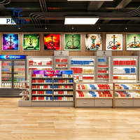 Vitrine de présentation en bois de haute qualité pour bijoux, vitrine de magasin de tabac, meuble de présentation en verre