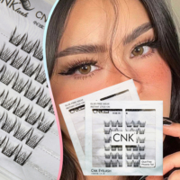 Faux cils autocollants sans dégâts - Application rapide et facile