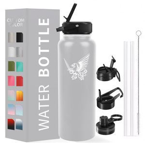 Portable Stainless Steel Vacuum Insulated Flask Thermos for Outdoor Sports - Product Image 1